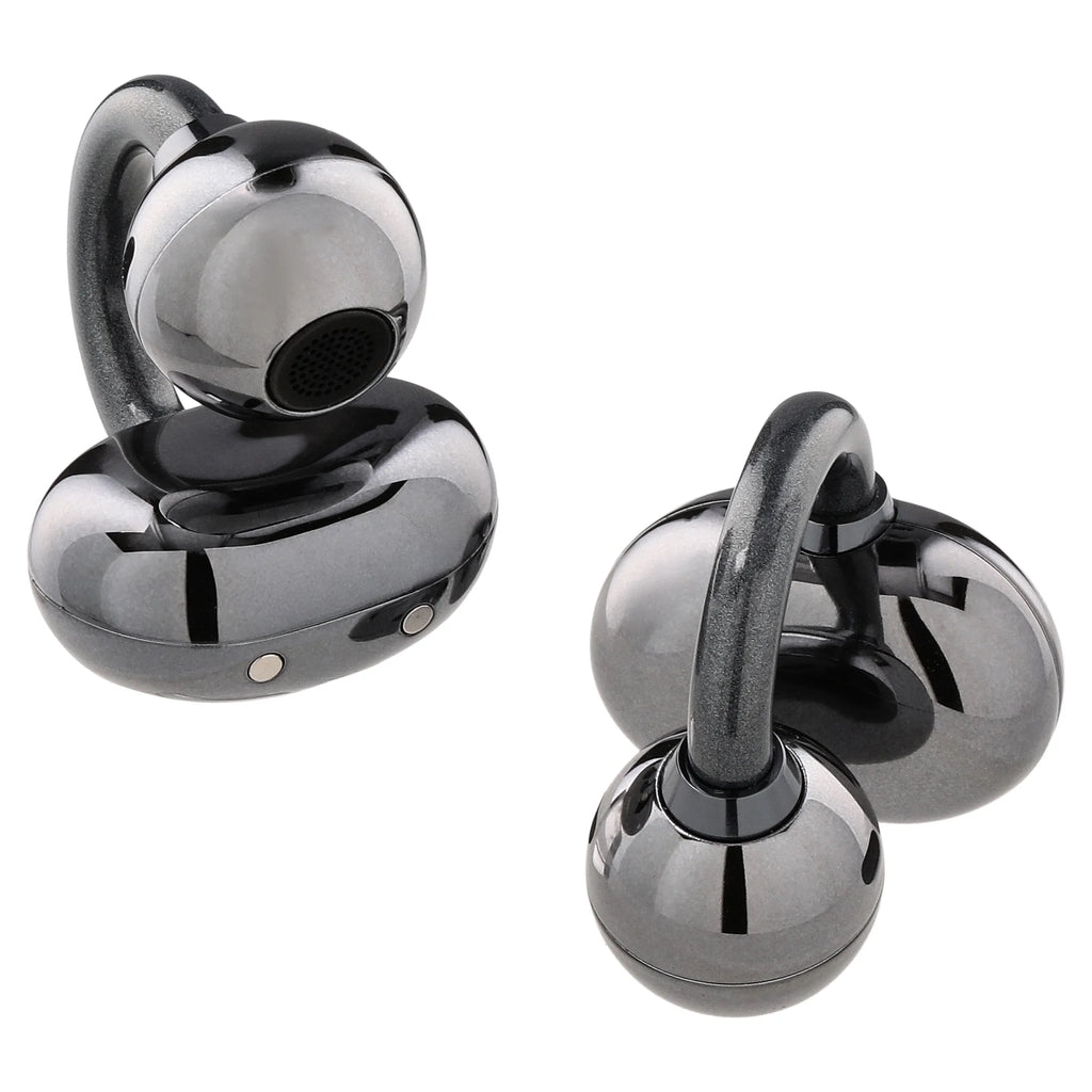 onn Nebulode Pro Open-Clip Wireless Earbuds, Blue