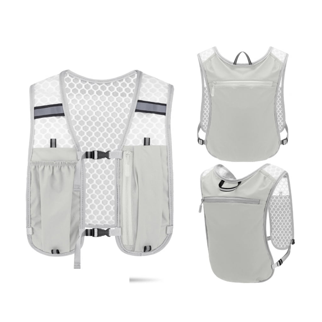 WINDLAND Running Phone Holder Vest Unisex Reflective Vest Light Weight Running Backpacks Water Bladder Pack For Cycling Hiking