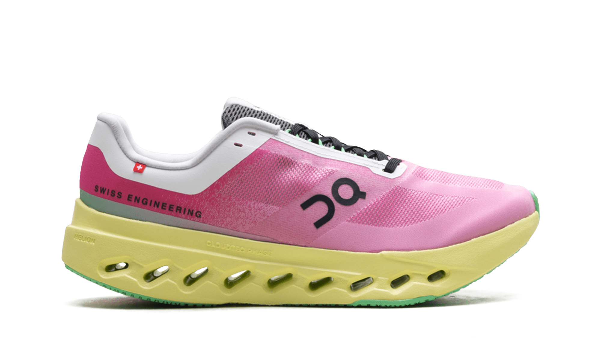 ON RUNNING WOMENS Cloudsurfer Next Womens "Pink Limelight" 3WE30053214 3WE30053214 from Stadium Goods