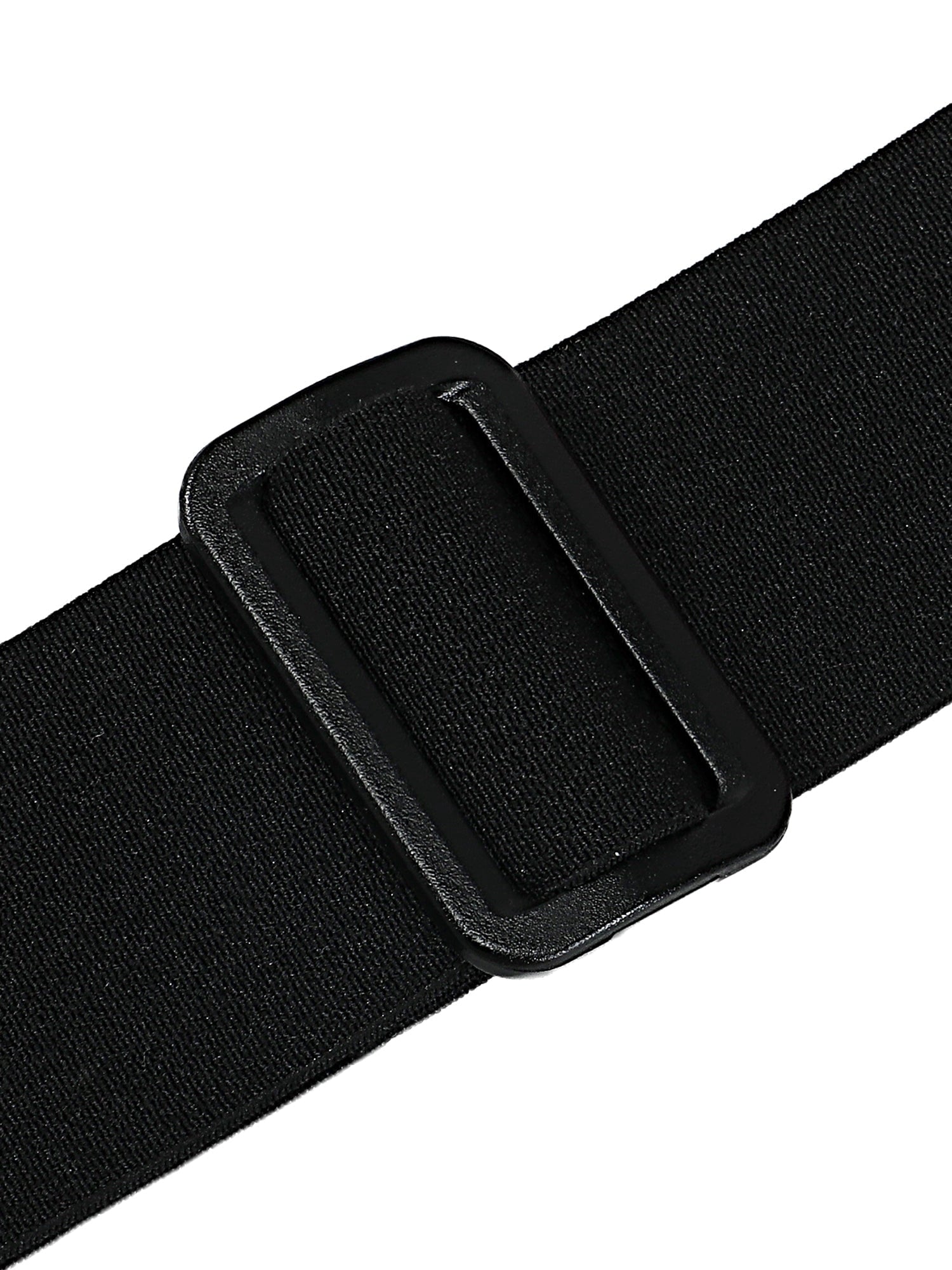 MIER Running Belt Slim Waist Pack with Bib Clips Adjustable Elastic Phone Holder for Fitness Marathon Daily Travel Black