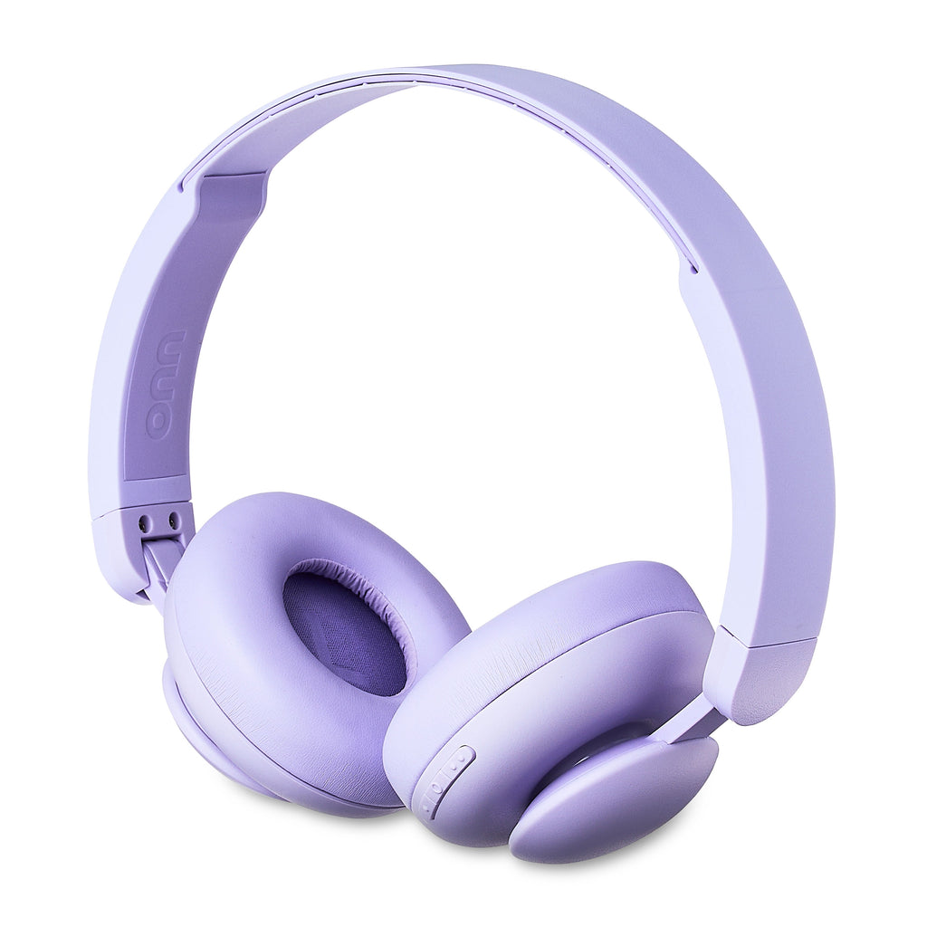 onn Wireless On-Ear Headphones, Lilac