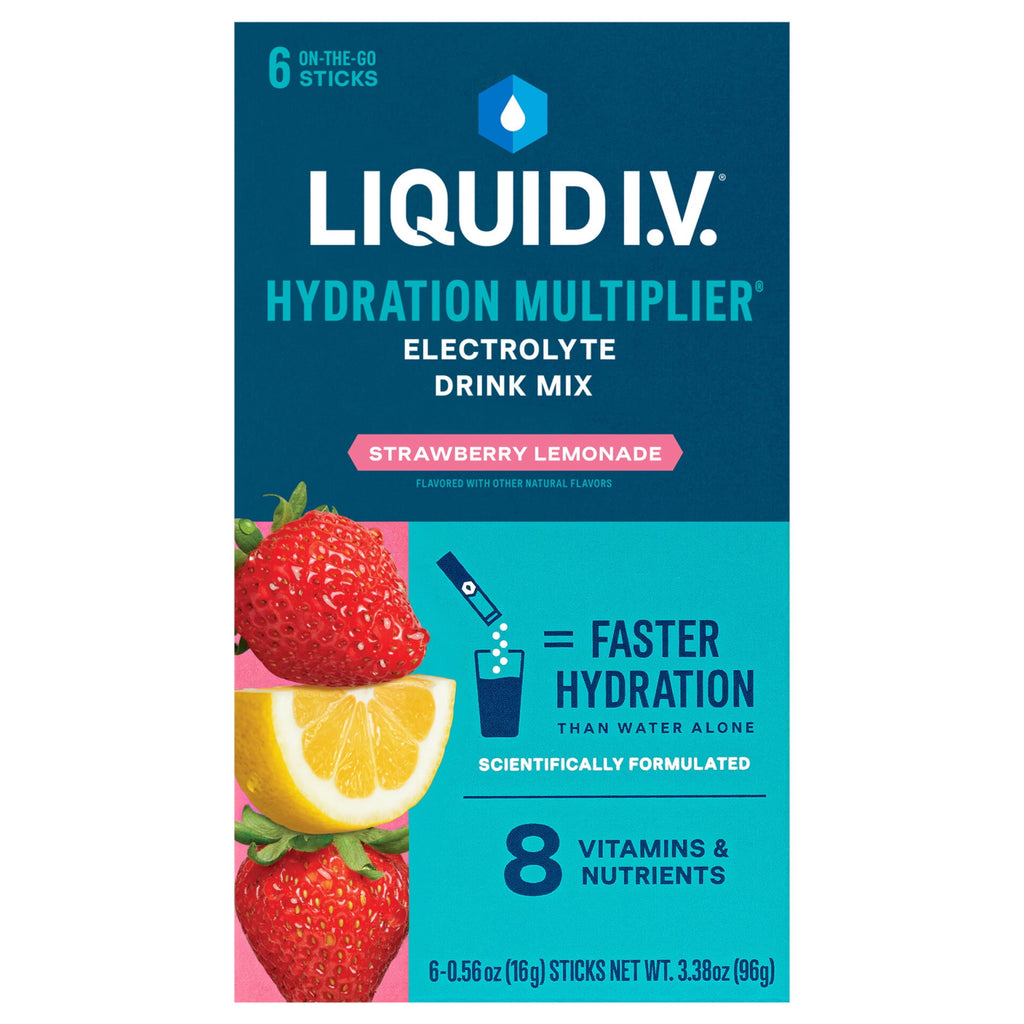 Liquid I.V.® Arctic Raspberry Hydration Multiplier® Powdered Electrolyte Drink Mix, 6 Count Packets