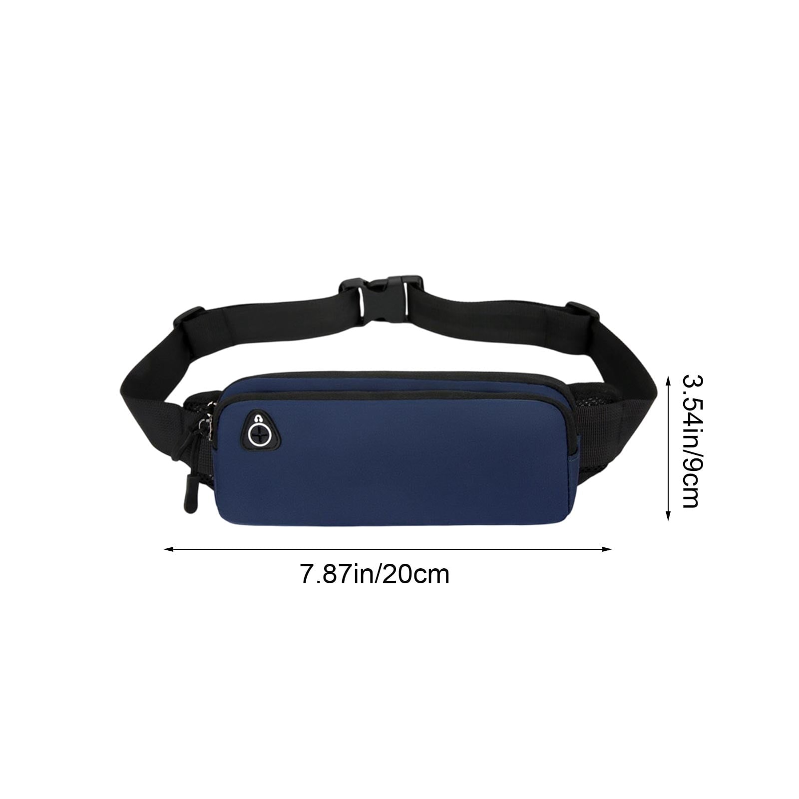 Slim Running Belt Fanny Pack for Men Women Running Phone Holder Runners Pouch Waist Pack Bag for Workout Money Belt Running Gear Accessories for Travel Hiking Running
