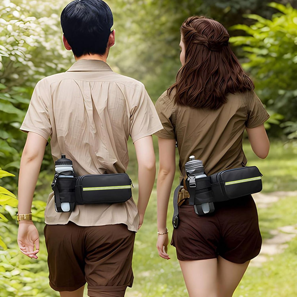 Fanny Pack Water Bottle Holder, Portable Camping Chest Pouch, Waterproof Breathable Fanny Packs, Running Hiking Climbing Fishing Accessory for Outdoor Adventure and Convenient Hands-Free Carrying