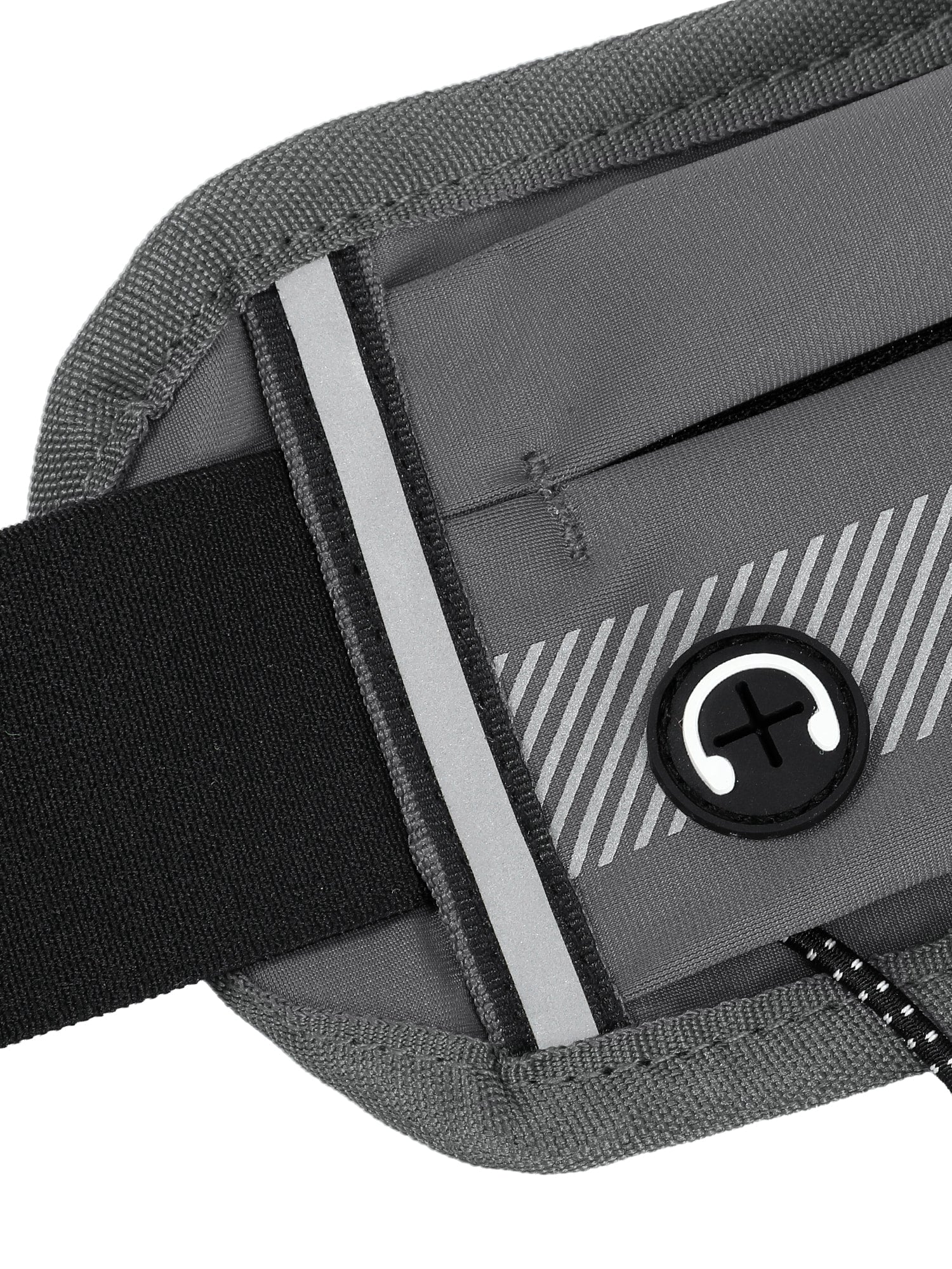 MIER Running Belt Slim Waist Pack with Bib Clips Adjustable Elastic Phone Holder for Fitness Marathon Daily Travel Pink