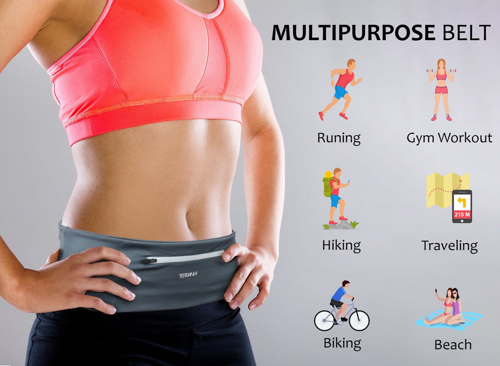 Sports Running Belt Waist Bum Bag Fitness Jogging Cycling Phone Pouch Fanny Pack