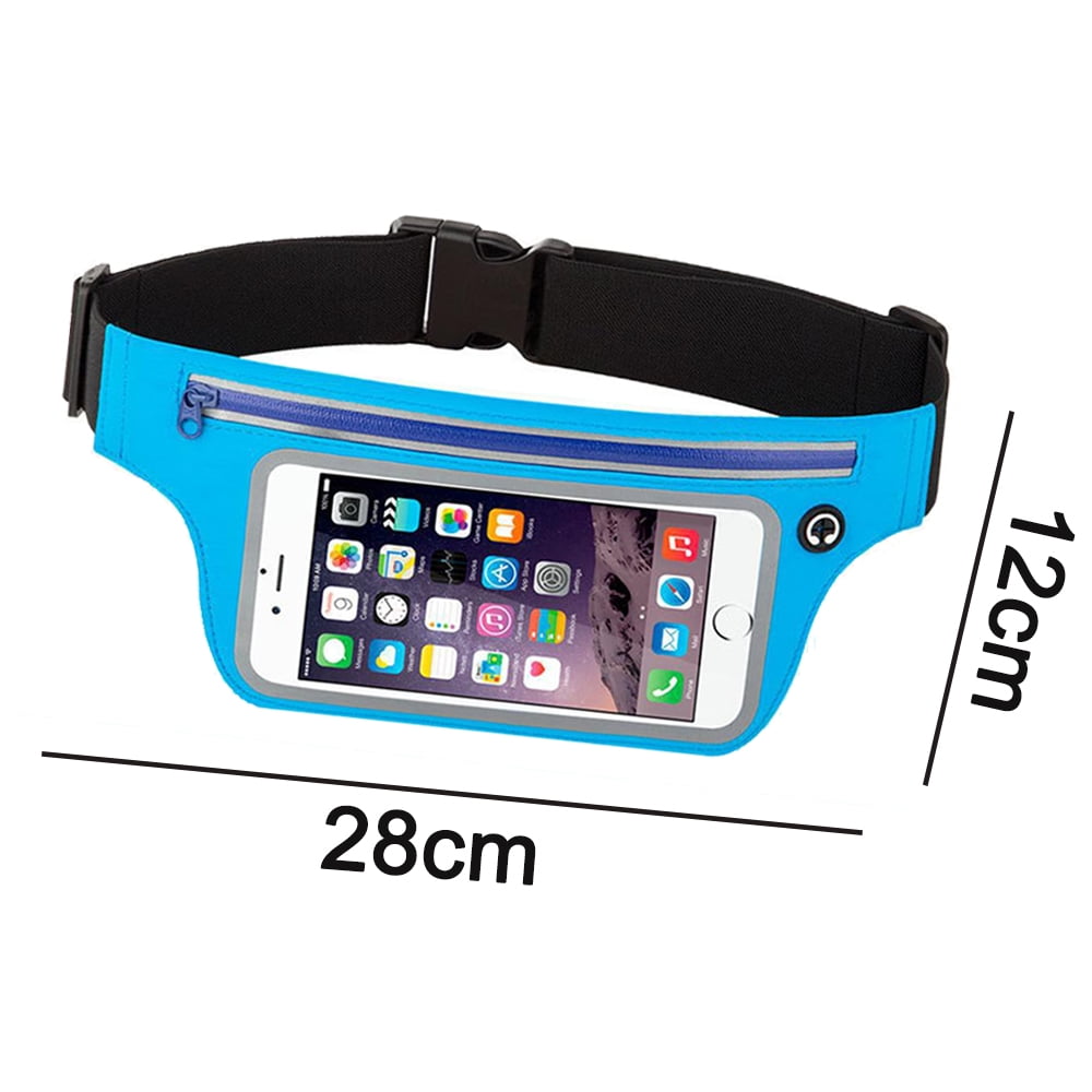 Running Waist Pack Phone Holder Slim Workout Fanny Pack with Touchscreen Case Pocket