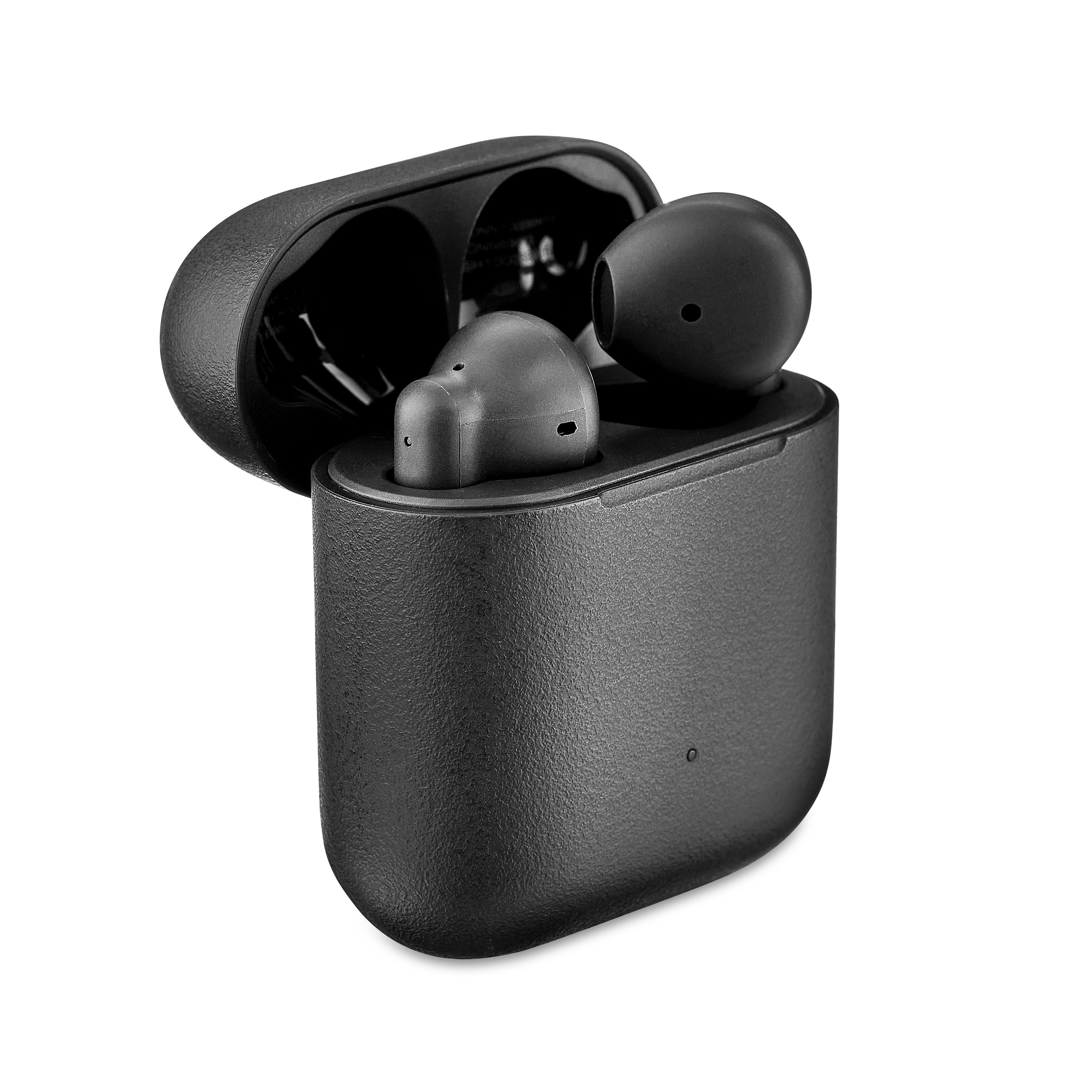 Onn Noise-Canceling Bluetooth Earphones with Microphones - Gray