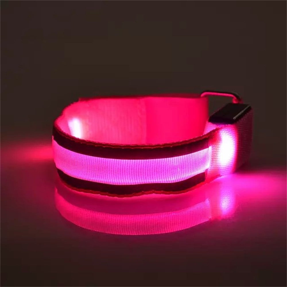 hengsof LED Armband for Running, Running Lights for Runners Rechargeable, Running Lights, High Visibility Reflective Running Gear for Running Walking Cycling