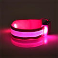 hengsof LED Armband for Running, Running Lights for Runners Rechargeable, Running Lights, High Visibility Reflective Running Gear for Running Walking Cycling