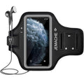 iPhone 16 15 14 13 Pro Armband, JEMACHE Water Resistant Gym Running Workouts Arm Band for iPhone 11 12 13 14 15 16, 11/12/13/14/15/16 Pro