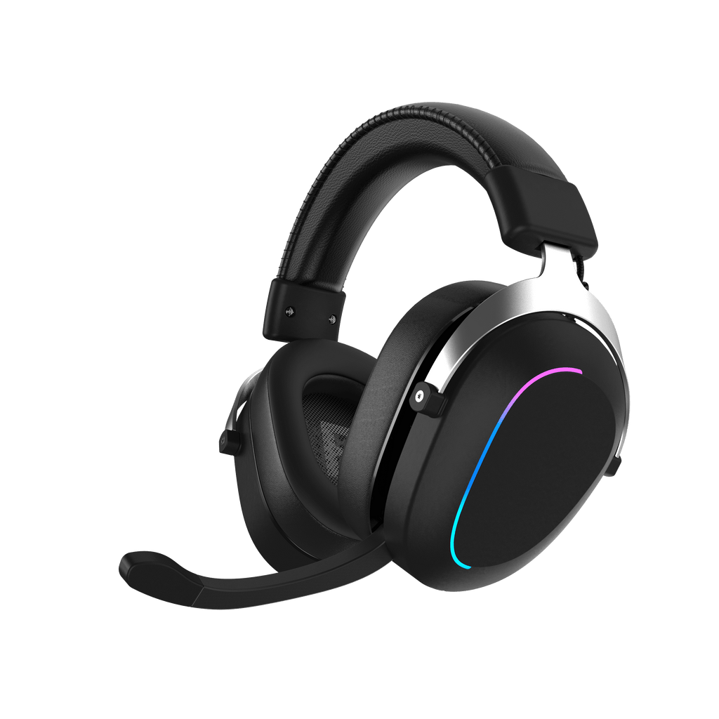 onn PC Wireless Gaming Headset - 2.4Ghz & Bluetooth Dual Mode - 24 Hours Playtime - Ultimate Comfort Cooling Gel Earpad