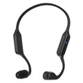 onn Black Wireless Bone Conduction Headphones with Pouch